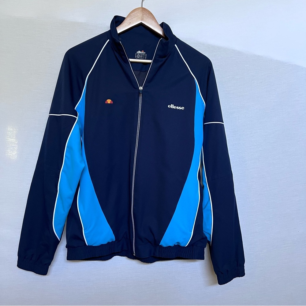 Ellesse Navy Blue Lightweight Tennis Prep Jacket